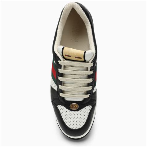 basket gucci femme noir et blanche|Gucci .